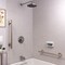 Keeney Mfg Smooth Infinity Grab Bar, Brushed Nickel, 36", 36.00" L, Stainless Steel, Brushed Nickel GB2023-36BN - alternate 2